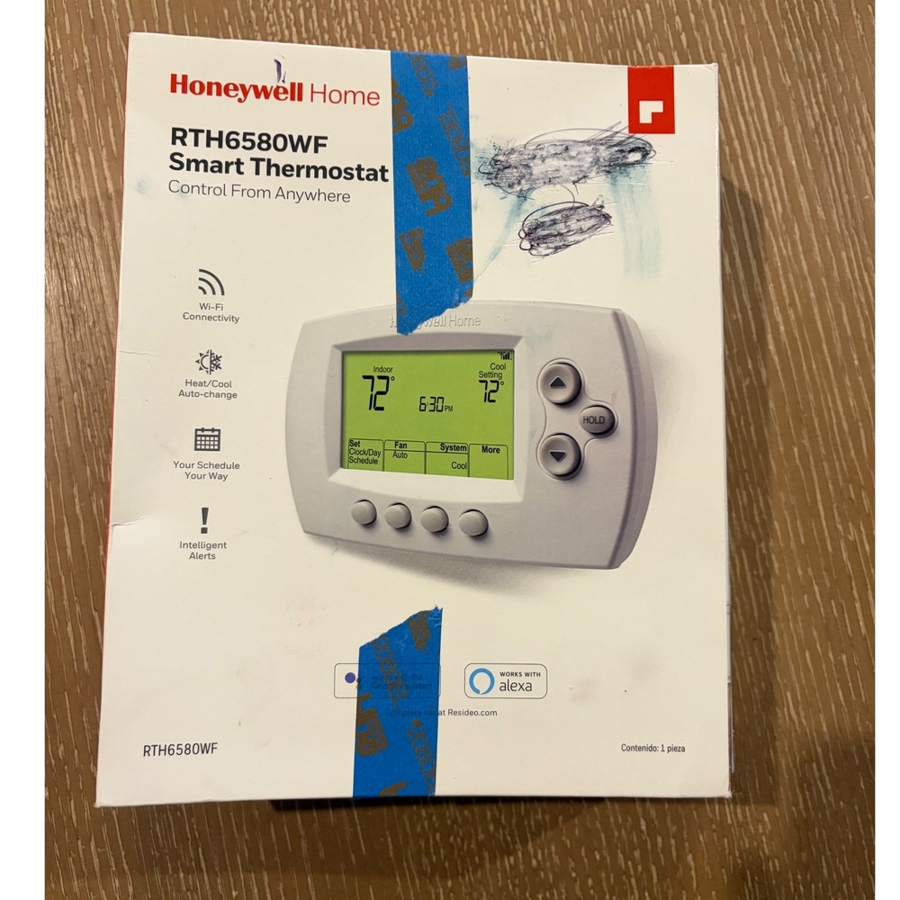 Honeywell Wi-Fi 7-Day WiFi Programmable Thermostat (RTH6580WF)